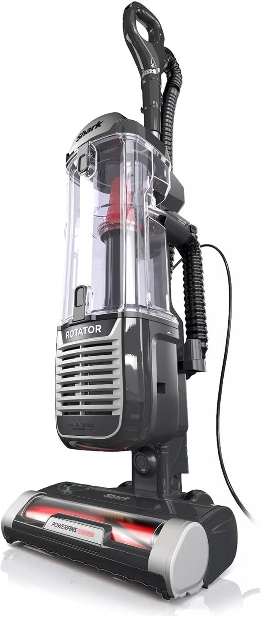 Shark ZU102 Rotator Pet Upright Vacuum - PowerFins HairPro & Odor Neutralizer, Charcoal, 2.9L Dust Cup