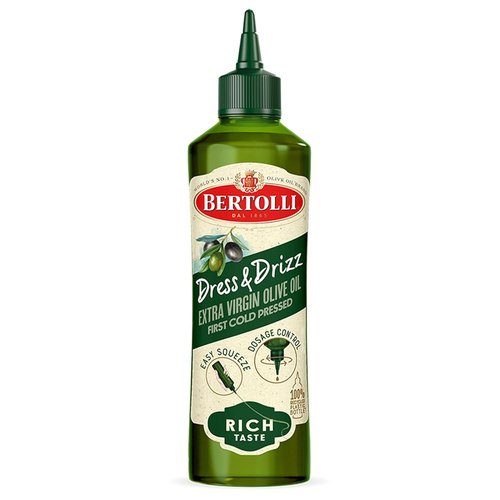 Bertolli Extra Virgin Olive Oil - Rich Taste with Polyphenols | Squeeze Bottle, 15.5 fl oz