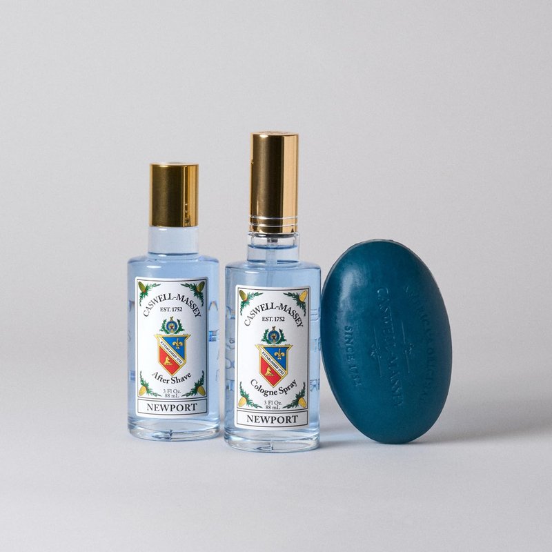 Caswell-Massey Newport Cologne Spray - Seaside Fragrance for Men with Mandarin & Cedarwood | 0.25 Oz