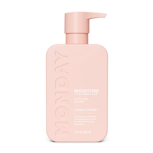 MONDAY HAIRCARE MOISTURE Conditioner with Hyaluronic Acid, Coconut Oil & Shea Butter for Dry & Dull Hair 354 mL