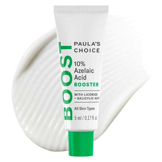 Paula’s Choice BOOST 10% Azelaic Acid Booster Cream Gel, Oil-Free Serum Fades Discoloration & Post-Blemish Marks, with Licorice Extract & Salicylic Acid, Fragrance-Free, 0.17 Fl Oz