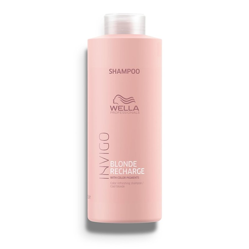 Wella Professionals Blonde Recharge Cool Shampoo - Color Enhancing Formula for Radiant Blonde Hair