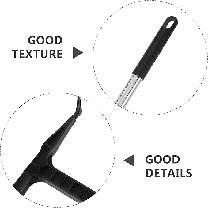 NUOBESTY 1 Set Gutter Cleaning Tools From The Ground Rain Gutter Cleaner With Poles Needed For Removing Leaves Debris Leaf Cleaning Tool