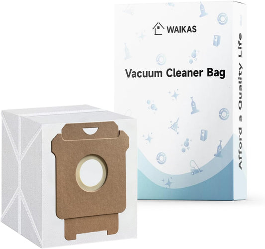 WAIKAS Roomba Vacuum Bags - 6 Pack Replacement for iRobot 104, 105, 405, 505, 705, i7+, i3+, i4+, i6+, i8+, j7+, j9+, s9+ | Compatible with All Clean Base