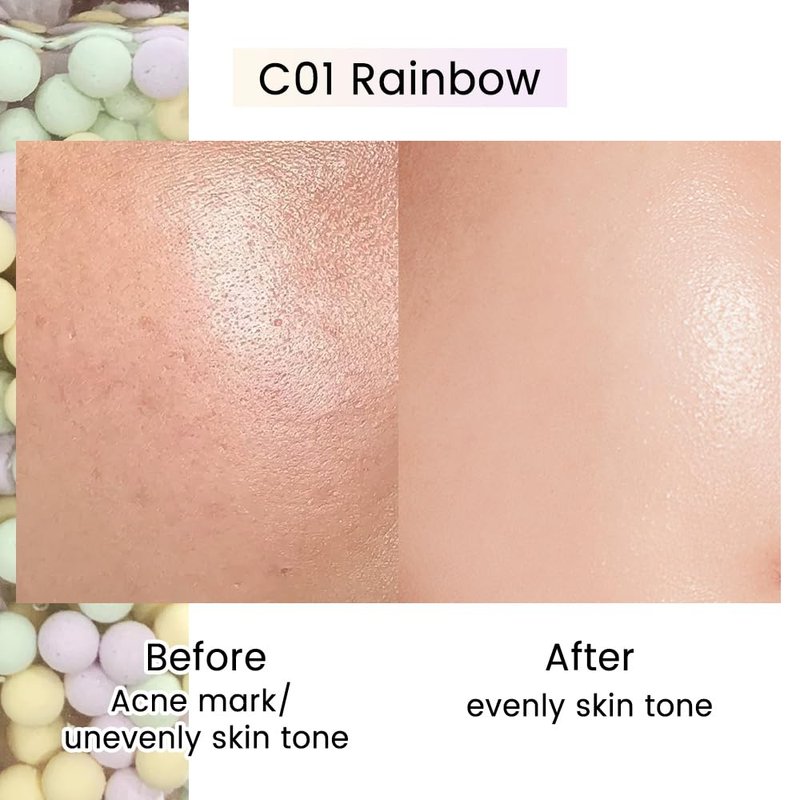 CATKIN Skin Tone Corrector Makeup Primer, Isolation Cream, 3 IN 1 Skin Tone Correcting, 73% Moisturizing Essence, Oil Control Primer For Flawless & Poreless Face Makeup Base Oil Free Formula