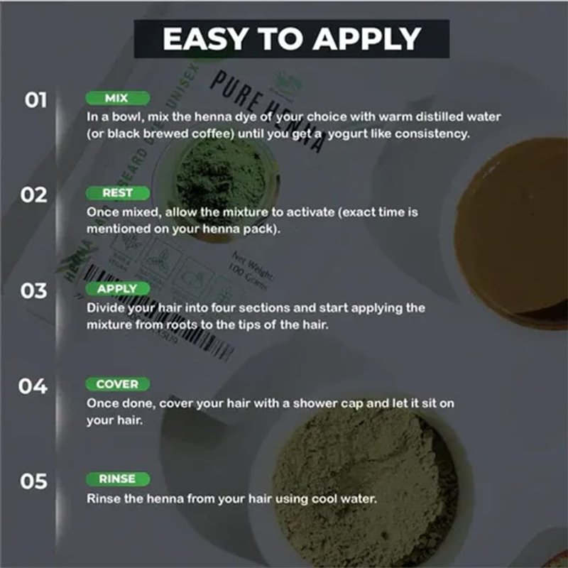 100% Pure Red Henna Powder for Hair Dye - Natural Hair Color | 1000 Grams
