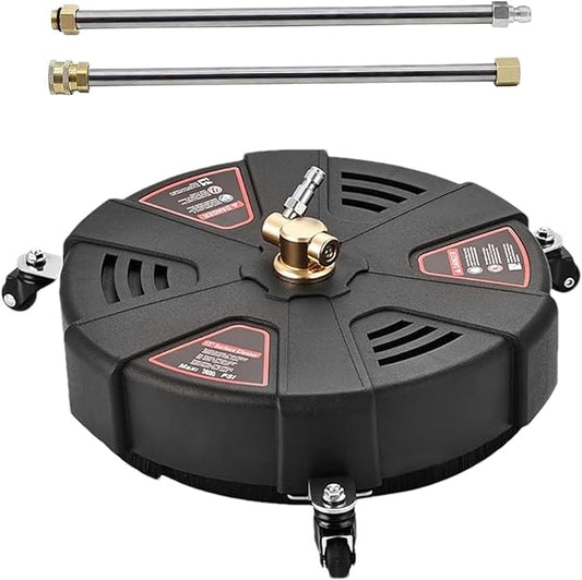 Driveway Cleaner Pressure Washer - Stainless Steel Pressure Washer Surfaces Cleaners | Outdoor Surfaces Cleaners, Construction Cleaning Pressure Washer Floor Tool for Sidewalks, Decks, Patios