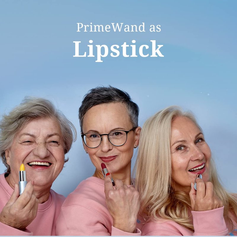 PrimeWand Pigment Makeup Stick - Natural Pro-Age Contour & Blush for Mature Women | Versatile Blush, Lipstick & Contour