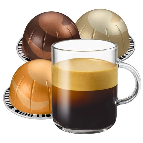 Barista Creations Best Flavored Coffee Pack - Rich Chocolate, Sweet Vanilla, Golden Caramel Capsules (30 Pods)