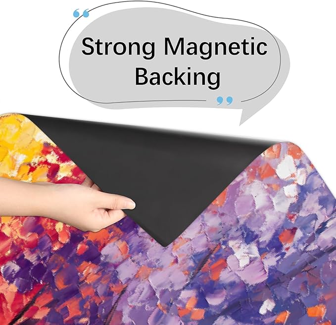 Autumn Color Painting Dishwasher Magnet Cover for The Front Magnetic Dishwasher Door Covers Dish Washer Sticker Wrap Home Decorative Appliances Panel Decal Kitchen Decor 23" x 26" (Magnetic)