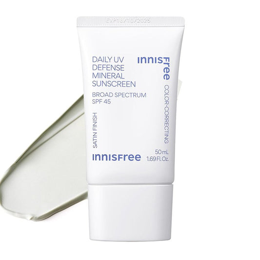 Innisfree Daily Mineral UV Defense SPF 45 - Gentle, Hydrating & Lightweight Sunscreen