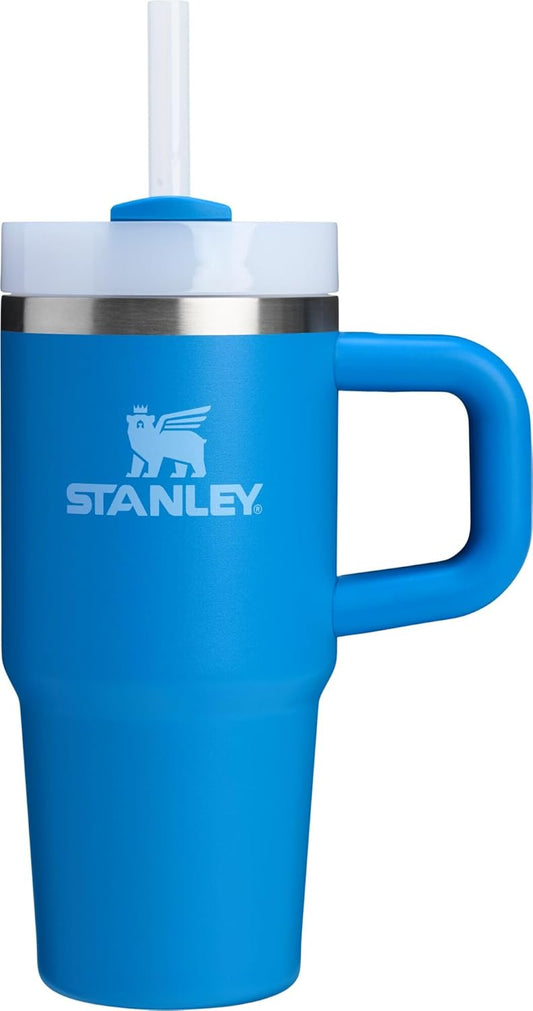 STANLEY Quencher H2.0 Tumbler - 14 oz Insulated Stainless Steel Cup with Handle & Straw | BPA-Free Azure