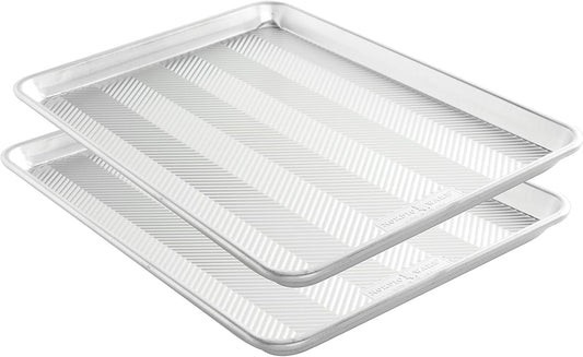 Nordic Ware Prism Baking Half Sheet Set - Durable Nonstick Design | Perfect for All Your Baking Needs