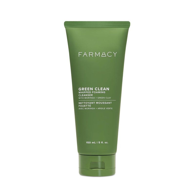 Farmacy Foaming Face Wash for Oily Skin - Oil-Free Gentle Cleanser with Green Clay | 150ml