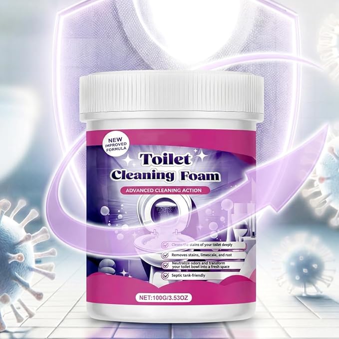 2026 New Toilet Bowl Cleaner, Toilet Cleaning Foam, Power Foaming Toilets Clean, Clean Foam Cleaner, Touch Free Foaming Powder â Bathroom Cleaning Powder (2PCS)