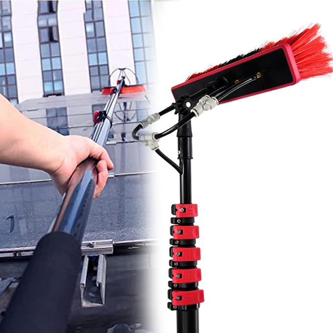 Window Cleaning Water Fed Poles Roof Cleaning Tools,12-36 Foot Window Cleaning Water Fed Poles,Cleaning Tool for Window Glass, Solar Panel,3.6m/12FT
