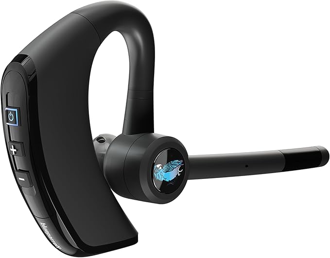 BlueParrott M300‑XT SE Mono Bluetooth Wireless Headset, 80% Noise Cancelling Open‑Ear Earpiece for Everyday Driving and Work Calls, Compact with IP54 Protection, 14 Hours Talk Time, Black
