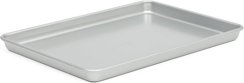 Martha Stewart Gallen Nonstick Carbon Steel Cookie Sheet - 13x9 Inch Durable Silver Baking Pan for Cookies & Brownies