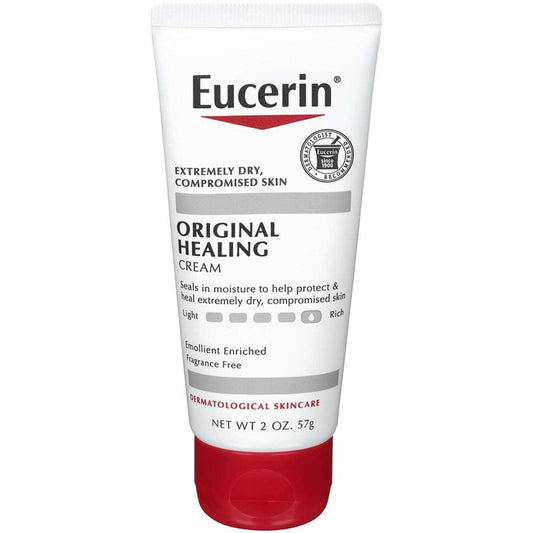 Eucerin Original Healing Rich Creme - Moisturizing Skin Relief | 2 oz (Pack of 3)