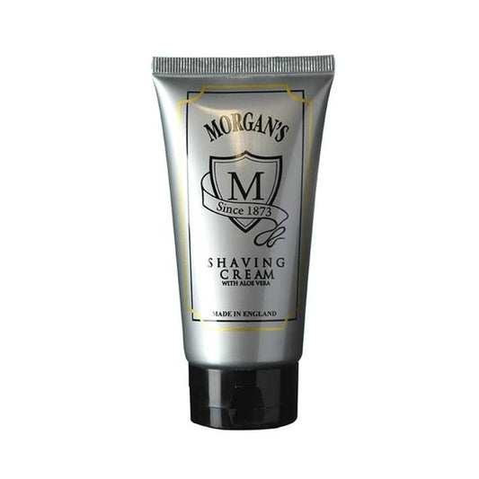 Morgan's Pomade Shaving Cream - Minimizes Razor Burn & Softens Facial Hair | 5.2 Fl Oz with Aloe Vera & Vitamin E