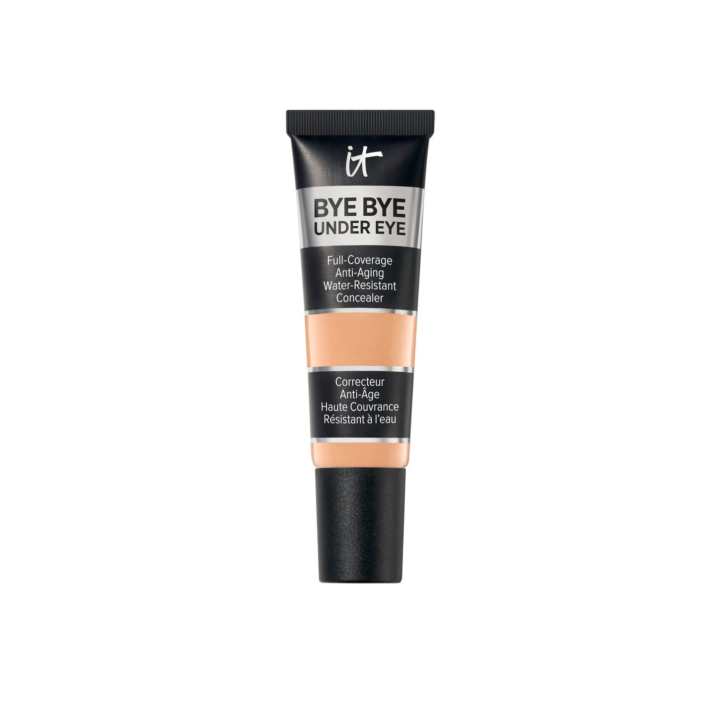 IT Cosmetics Bye Bye Under Eye Concealer (Medium Bronze) - Waterproof, Full Coverage Brightening Concealer For Dark Circles, Fine Lines, Redness & Discoloration, Anti-Aging, 24H Wear - 0.4 fl oz
