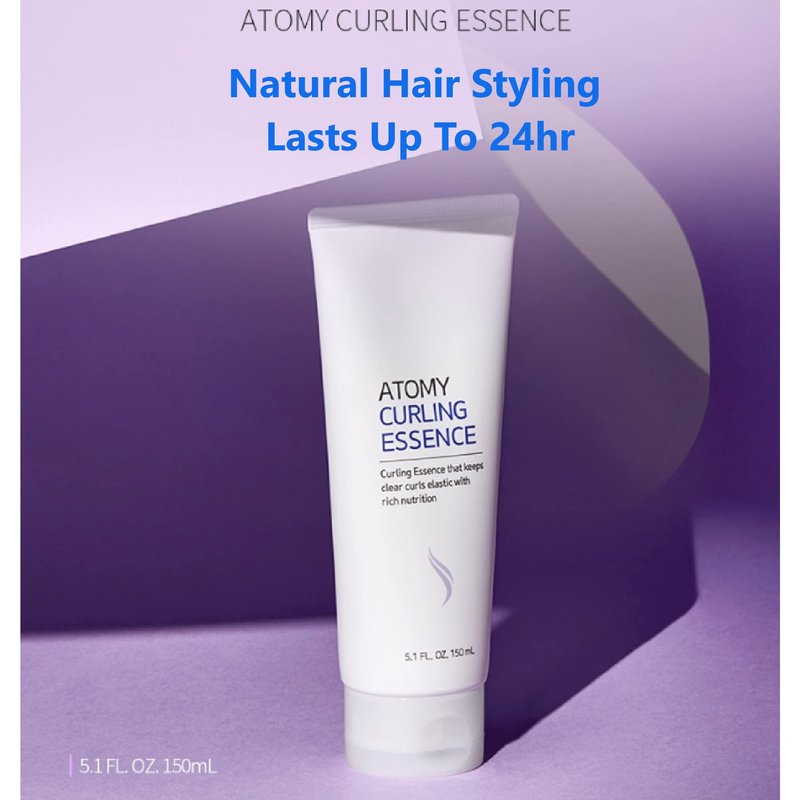 Atomy Hair Curling Essence - Korean Curl Enhancing Serum for Damaged Curly Hair