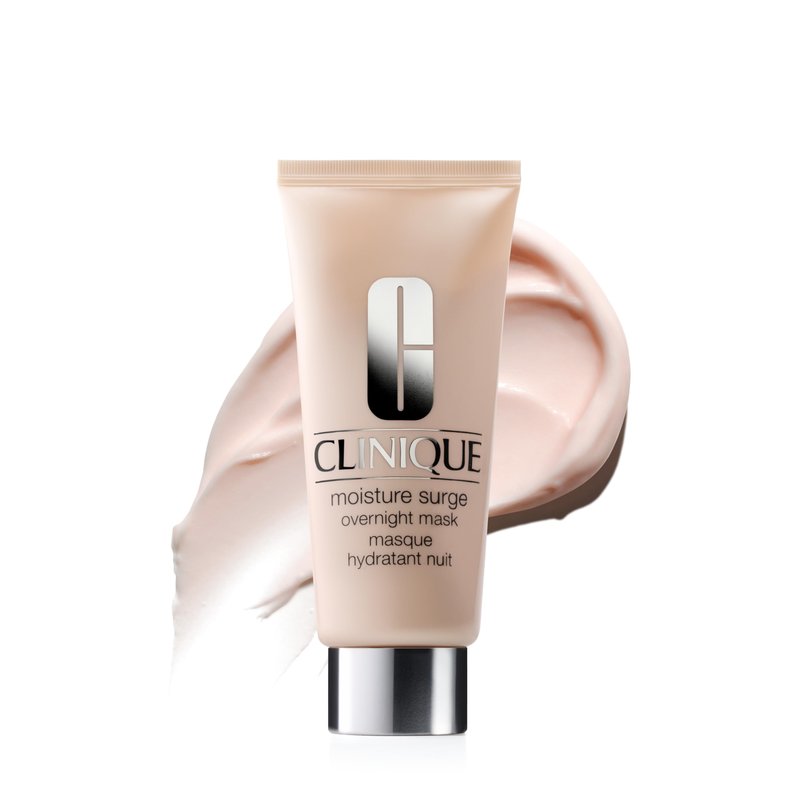 Clinique Moisture Surge Oil Free Overnight Face Mask With Aloe Vera For All Skin Types | Hydrating + Plumping Face Mask Skin Care, 3.4 Fl Oz