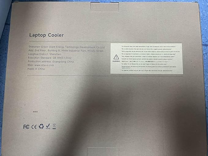 llano Gaming Laptop Cooler, V12 Laptop Cooling Pad Stand with 5.5inch Fan, Fast Cooling Computer Laptop 15.6-21in, Adjustable Speed, Touch Control, 3-Port USB A, A Mouse Pad Included