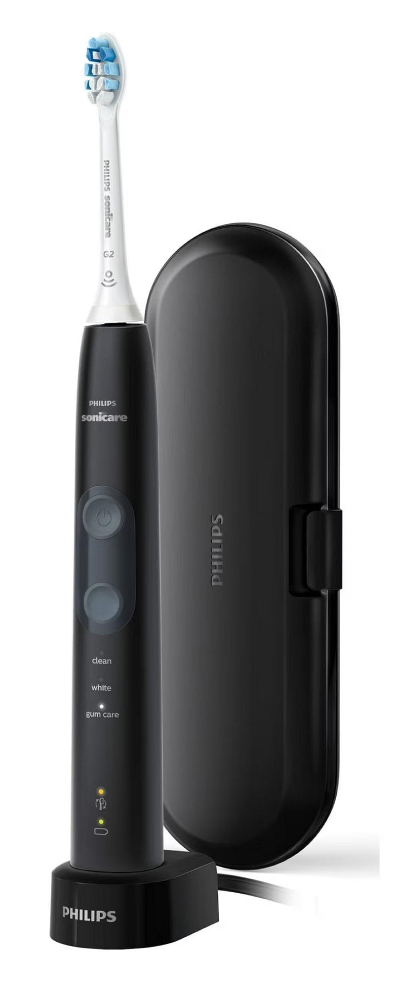 Philips Sonicare ProtectiveClean 5100 HX6850/60 Gum Health Electric Toothbrush with Pressure Sensor, 3 Piece Set