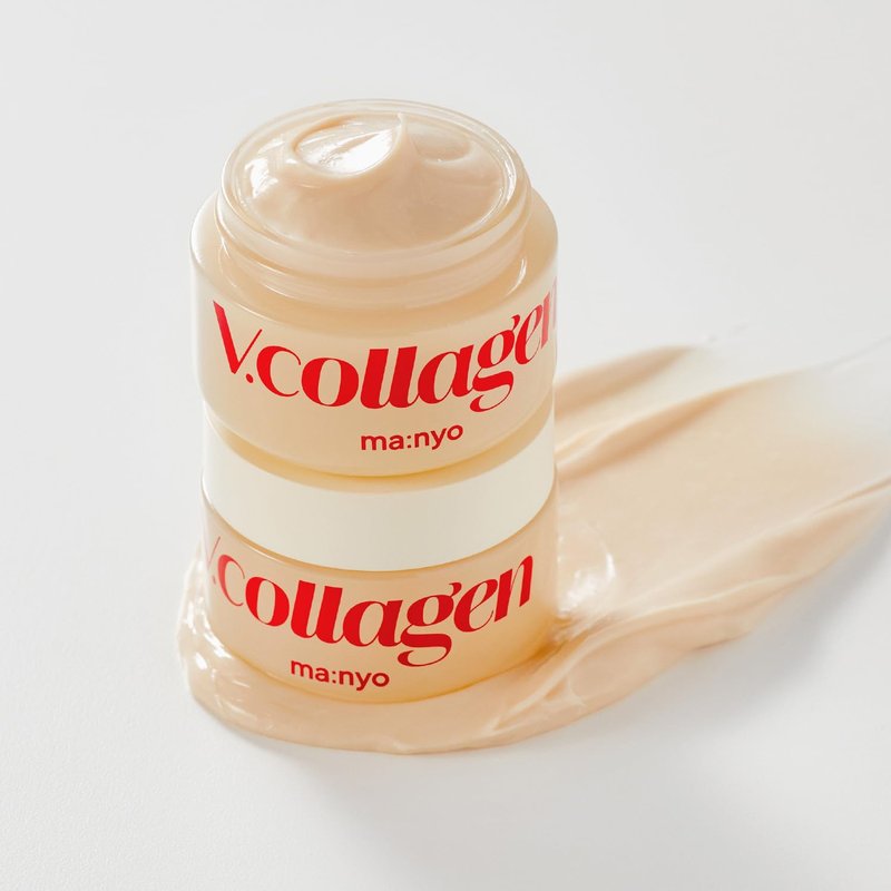 ma:nyo V.collagen Heart Fit Cream (50ml/1.69fl oz) - Vegan, Reduce wrinkles, Face Lift effect