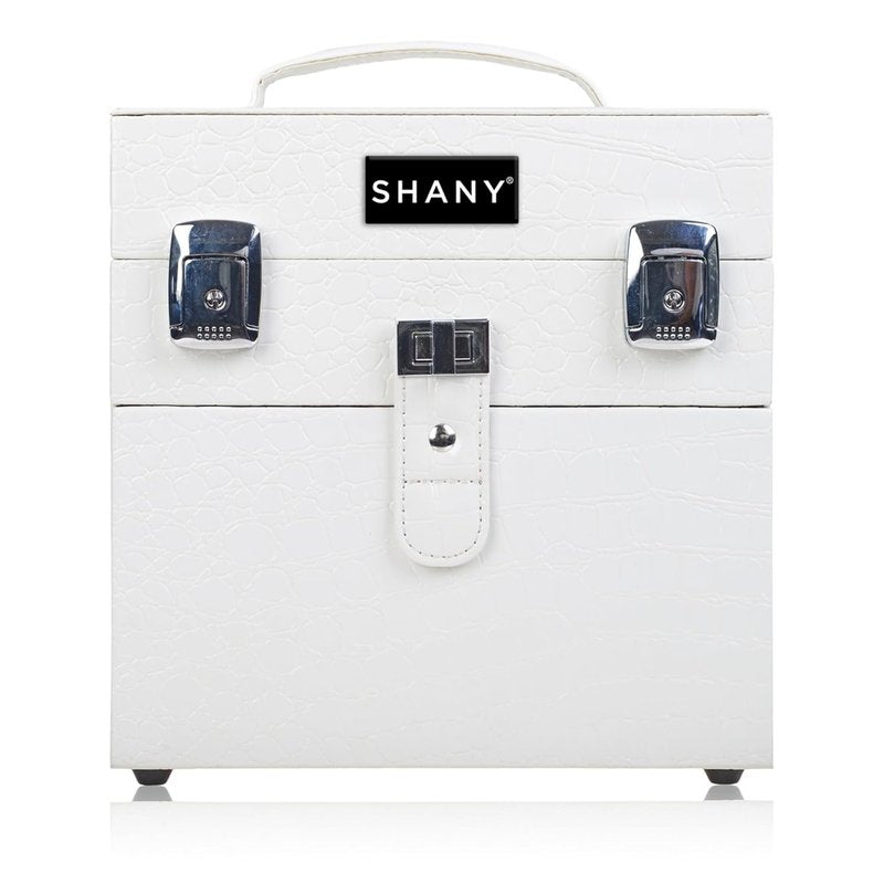 SHANY Makeup Travel Case - Versatile Organizer for Makeup & Nail Accessories | White Lily