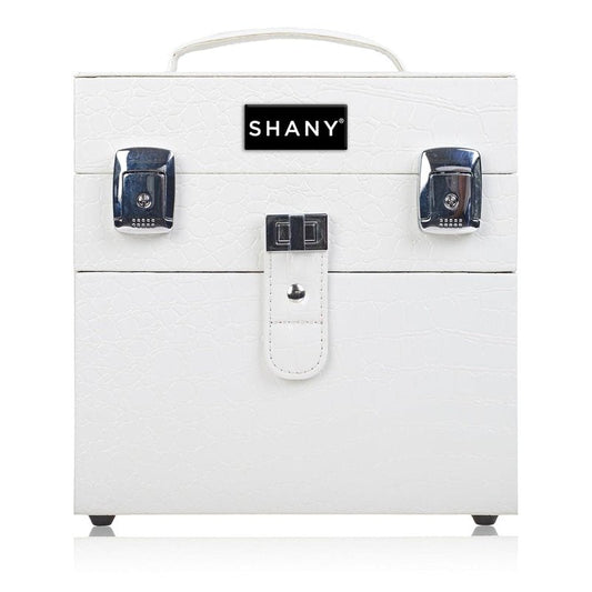 SHANY Makeup Travel Case - Versatile Organizer for Makeup & Nail Accessories | White Lily