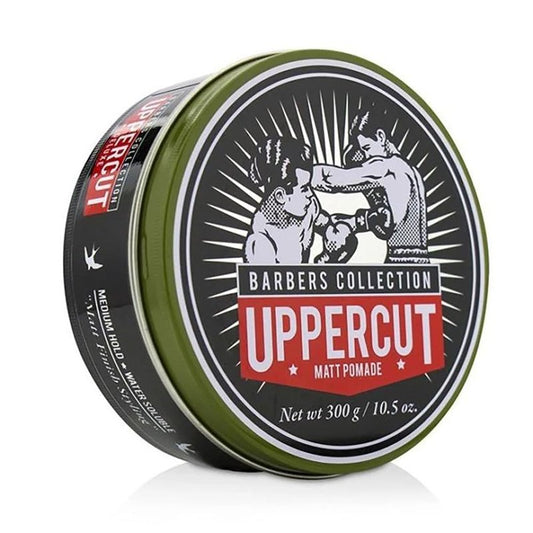 UPPERCUT DELUXE Matte Pomade for Men – Medium Hold, No Shine, Water-Based Hair Styling Cream, Easy Wash Out, Natural Matte Finish, 10.5 oz / 300 g