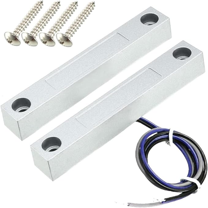 Gebildet Rolling Door Contact Magnetic Reed Switch Alarm with 3 Wires for N.O./N.C. Applications MC-58