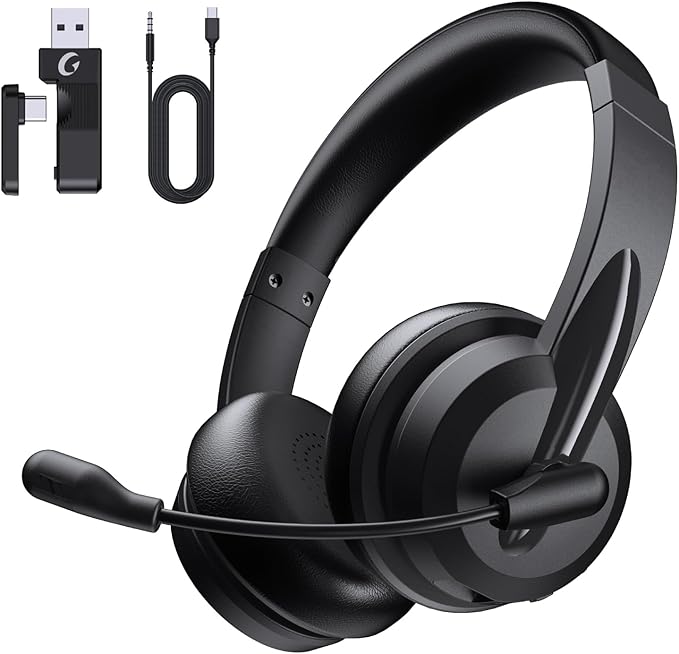 Masajoy Wireless Headphones with Microphone