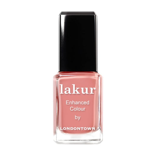 LONDONTOWN Lakur Nail Polish â Purple & Pink Shades, Rose-Tinted Glasses, 0.4 Fl Oz, Long-Lasting, Streak-Free, Chip-Resistant | 21+ Free Non-Toxic Vegan Nail Color, Strengthens & Hydrates Nails