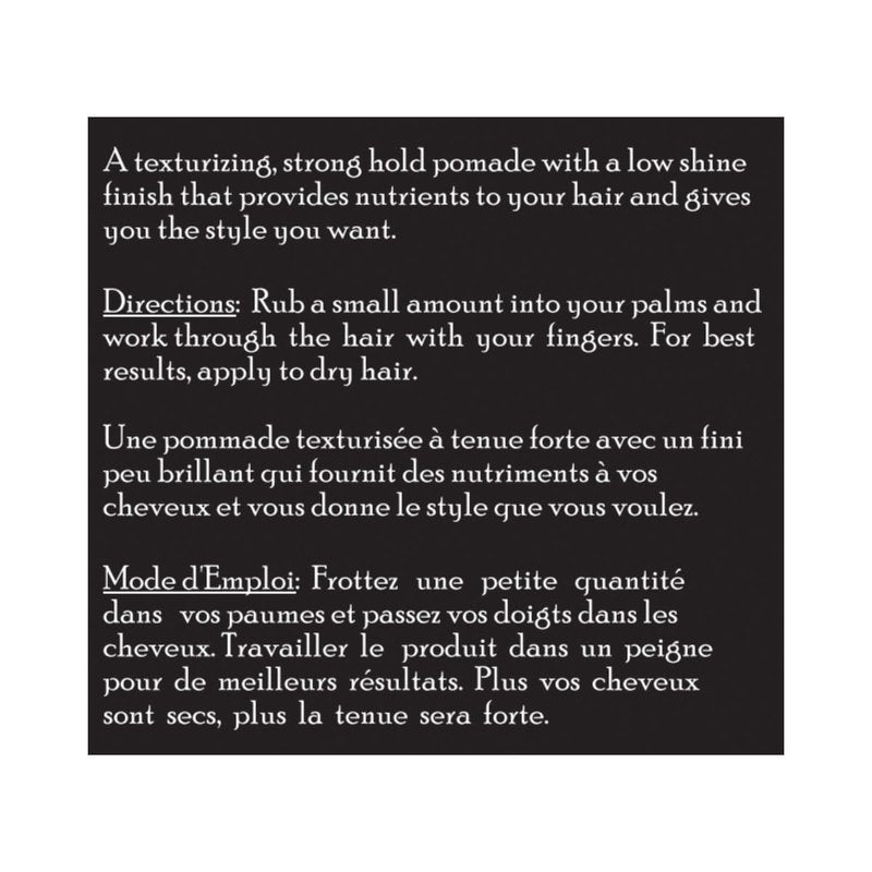 Brickell Men's Products Strong Hold Texturizing Pomade For Men, Pliable Hair Styling Fiber Pomade, With Hydrolyzed Proteins, Argan Oil, and Kaolin, 2 Ounce, Scented