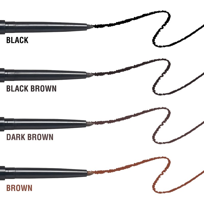 Kiss NEW YORK Pro Intense Gel Eyeliner with Built-In Sharpener, Waterproof, Smudge-Proof, Long Lasting Gel Eyeliner Pencil (Black)