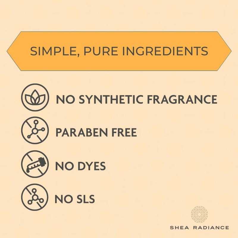 Shea Radiance P.U.R.E. Whipped Shea Butter with Colloidal Oatmeal - Whipped Body Butter Blended with Skin Soothing Oatmeal & Moisturizing Rice Bran Oil | Citrus Blossom (5 oz)