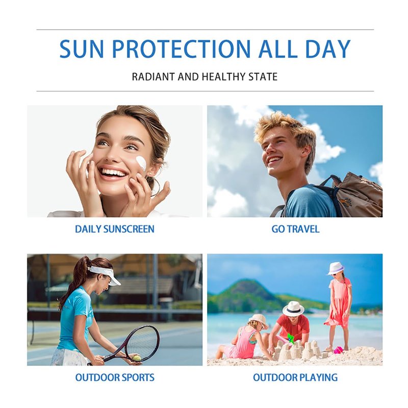𝐶𝑒𝑛𝑡𝑒𝑙𝑙á Sunscreen SPF50 PA++++, 50ML Cen-tella Madagascar Face Sun Screen Long-Lasting Protection (1 Pack)