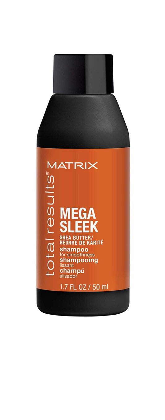 MATRIX Total Results Mega Sleek Shampoo | Controls Frizz & Smooths Hair | With Shea Butter | For Unruly Hair