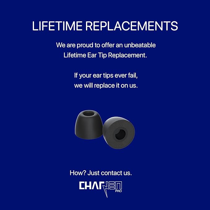 AirFoams Pro Universal Memory Foam Ear Tips w/Silicone Shield Patented for Sony WF-1000XM4, Beat Fit Pro, Beats Studio Buds, Buds 2 Pro, Jabra, Beats Flex. Replacement. Kickstarter. (SML)