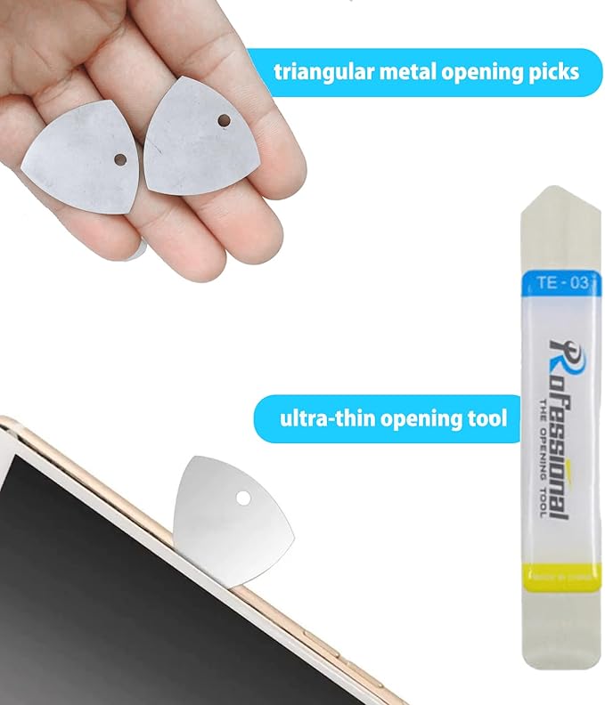 Haojiaho Spudger Pry Tool Kit 8 Piece Opening Tool, Metal Spudger Tool Kit, Ultra-Thin Prying & Open Tool for iPhone, Laptop, iPad, Cell Phone, MacBook, Tablet, Computer, Electronics Repair