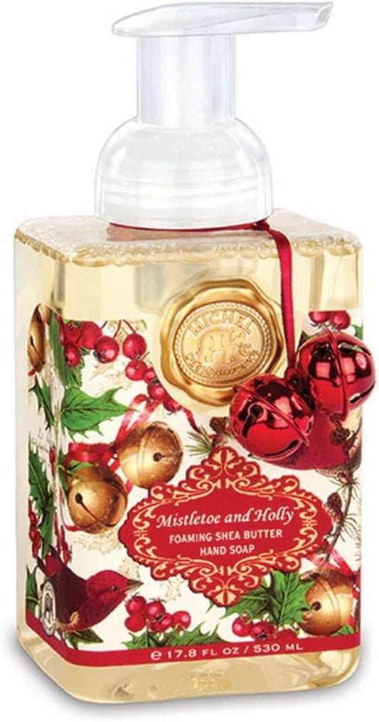 Mistletoe & Holly Foaming Hand Soap - 17.8 oz | Holiday Gift Set