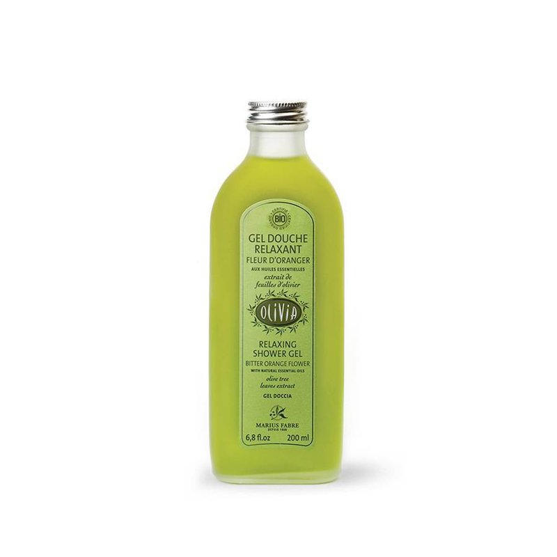 Marius Fabre Certified Organic Olivia Shower Gel - Orange Blossom Scent, 230 ml (7.8 fl oz)