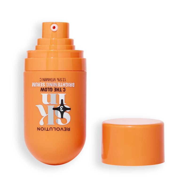 Revolution Skin, C The Glow 12.5% Vitamin C Brightening Face Serum, Moisturizing & Hydrating with Vitamin C, Vegan & Cruelty-Free, 1.01 fl oz