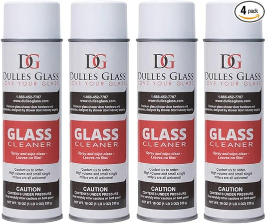 Dulles Glass Specialized Glass & Mirror Cleaner 4 pack