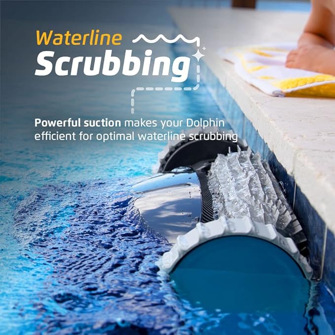 Dolphin Nautilus CC Pro Wi-Fi Automatic Robotic Pool Vacuum Cleaner Includes Ultra-Fine Filters for an Ultimate Clean, Ideal for In-Ground Pools up to 50 FT in Length