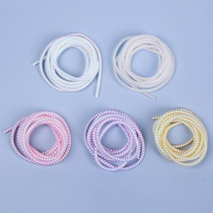 HODASHI Spiral Cable Protector, 1.5m (4.92ft), Blue
