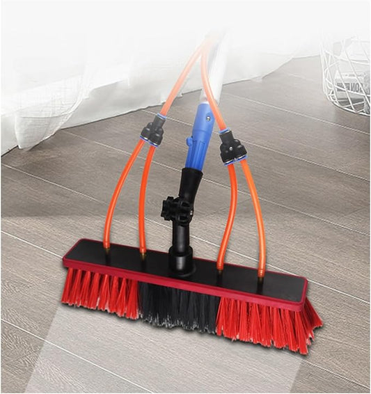 Window Cleaning Brush Cleaner for Solar Panels High Altitude Cleaning Brush High Reach Window Cleaner Tool for Cleaning Roofï¼Water Powered(35cm/13.8in,10.5m/34.5ft)